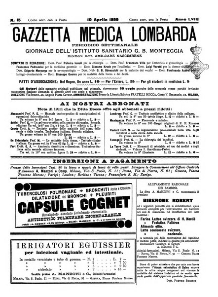 Gazzetta medica lombarda