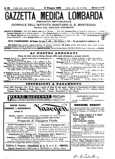 Gazzetta medica lombarda