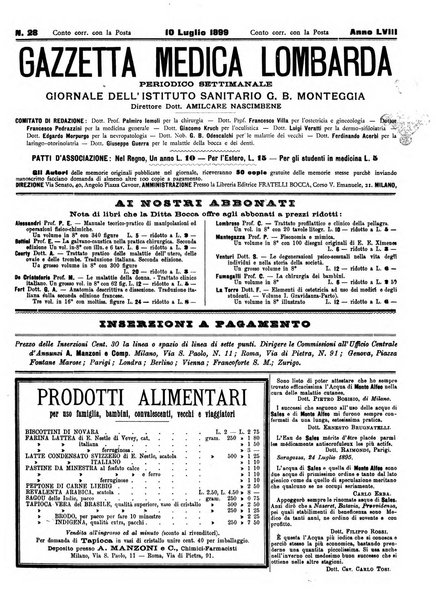 Gazzetta medica lombarda