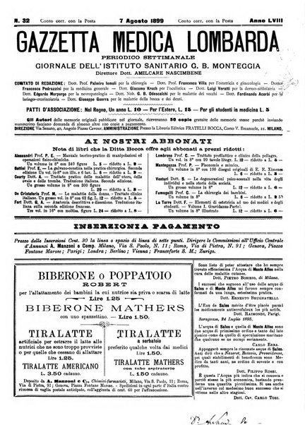 Gazzetta medica lombarda