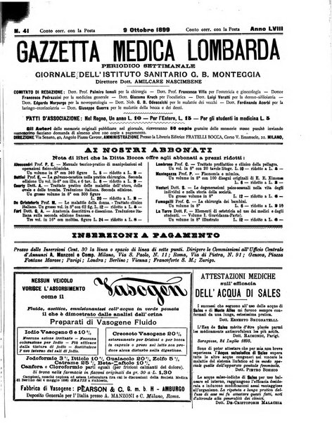 Gazzetta medica lombarda