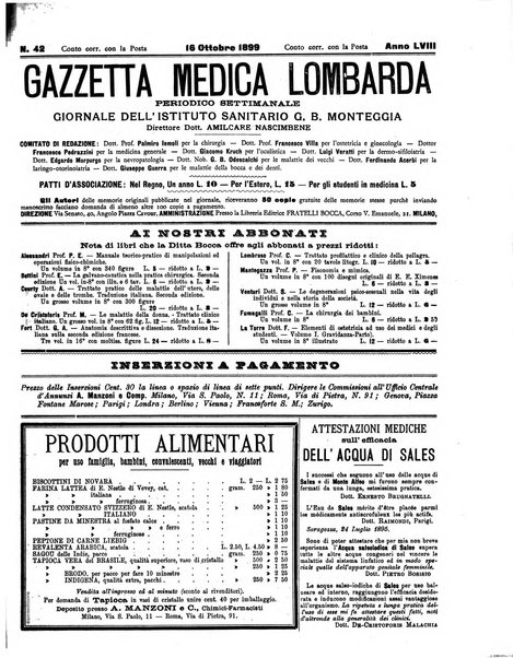 Gazzetta medica lombarda