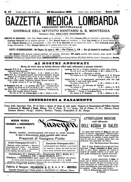 Gazzetta medica lombarda