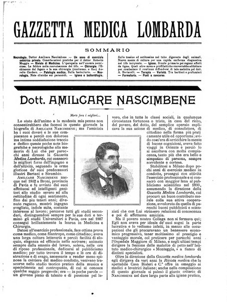 Gazzetta medica lombarda