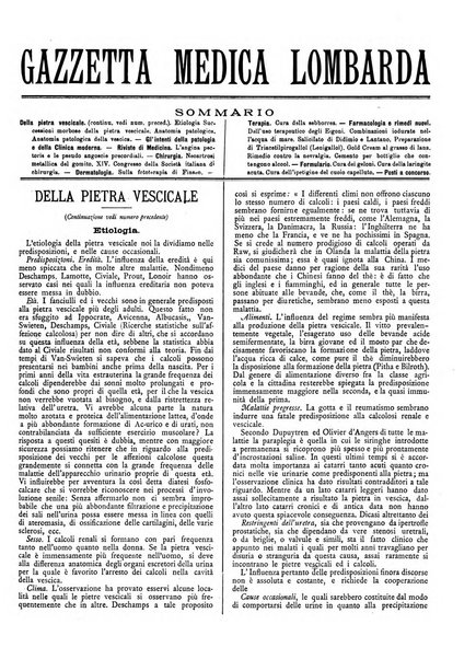 Gazzetta medica lombarda