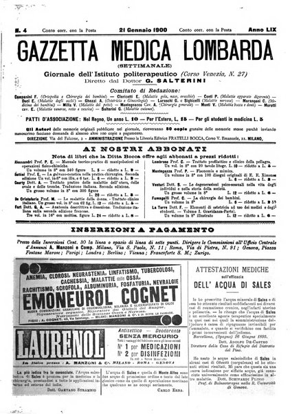 Gazzetta medica lombarda