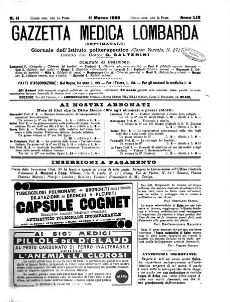 Gazzetta medica lombarda