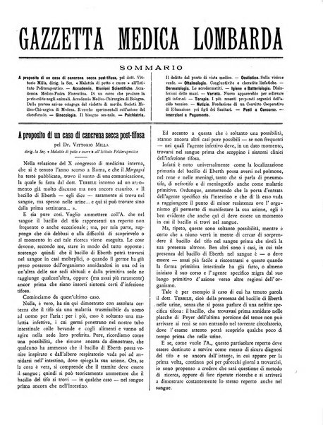 Gazzetta medica lombarda