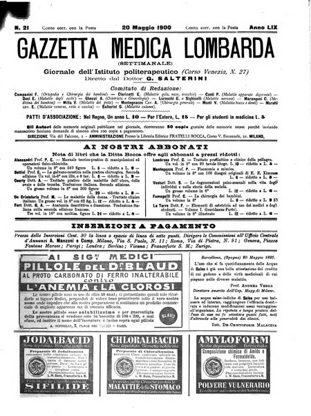 Gazzetta medica lombarda