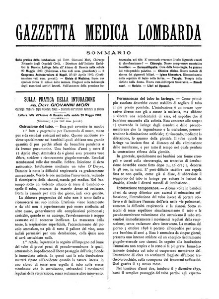 Gazzetta medica lombarda