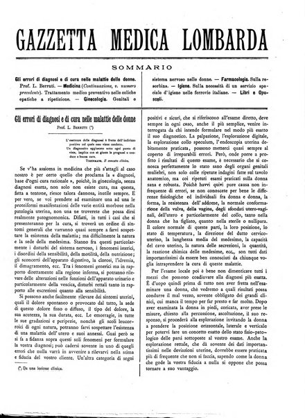 Gazzetta medica lombarda