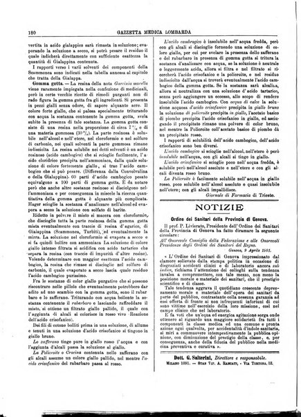 Gazzetta medica lombarda