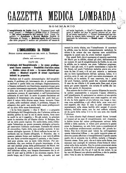 Gazzetta medica lombarda