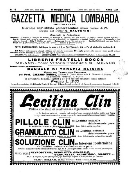 Gazzetta medica lombarda