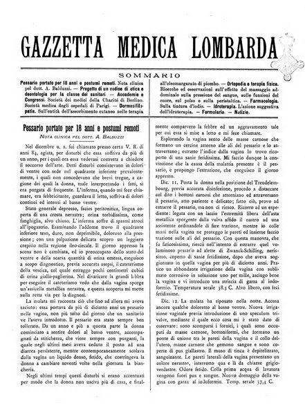 Gazzetta medica lombarda