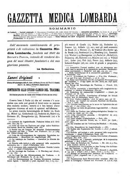 Gazzetta medica lombarda