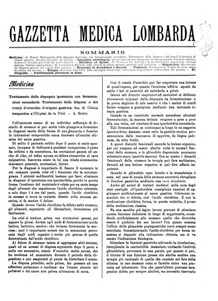 Gazzetta medica lombarda