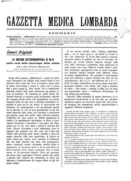 Gazzetta medica lombarda