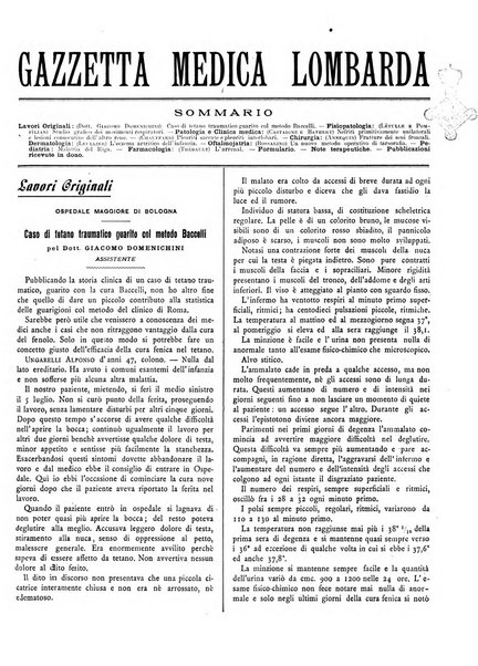 Gazzetta medica lombarda