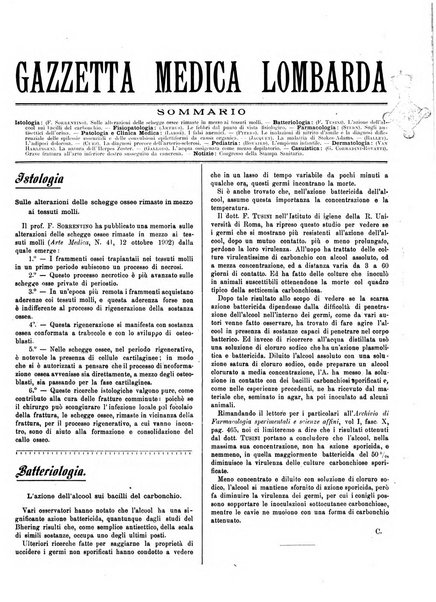 Gazzetta medica lombarda