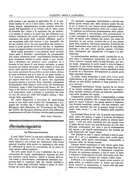 Gazzetta medica lombarda