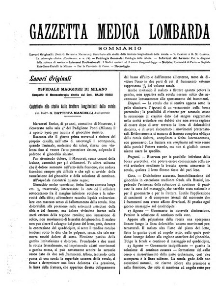 Gazzetta medica lombarda