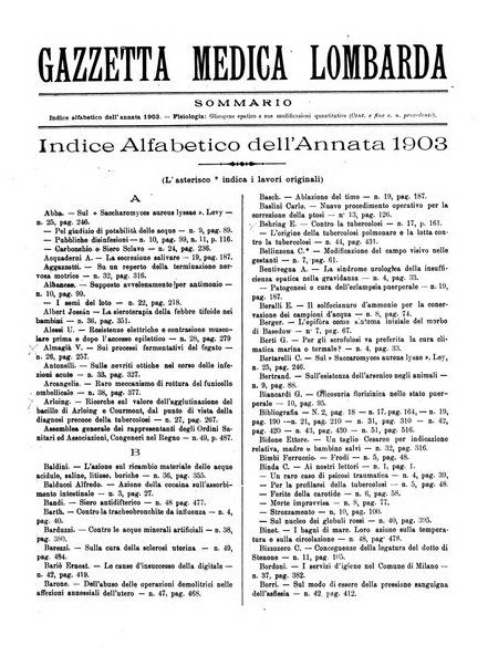 Gazzetta medica lombarda