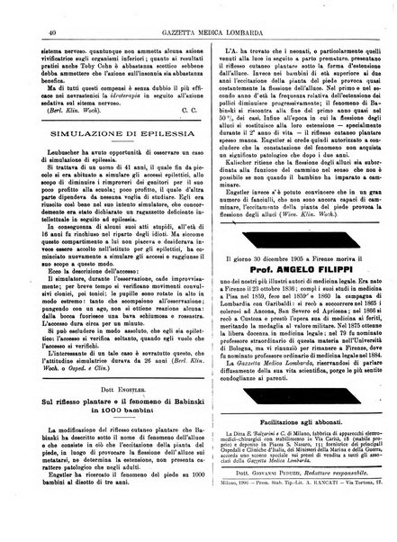 Gazzetta medica lombarda