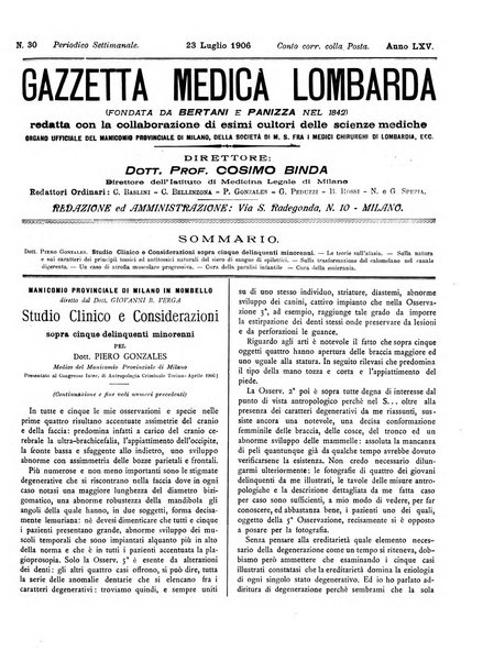 Gazzetta medica lombarda