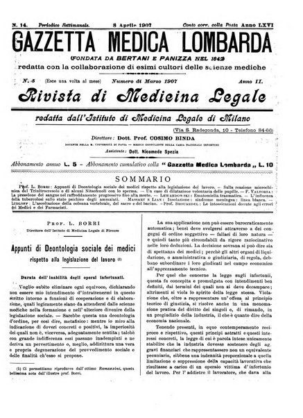 Gazzetta medica lombarda