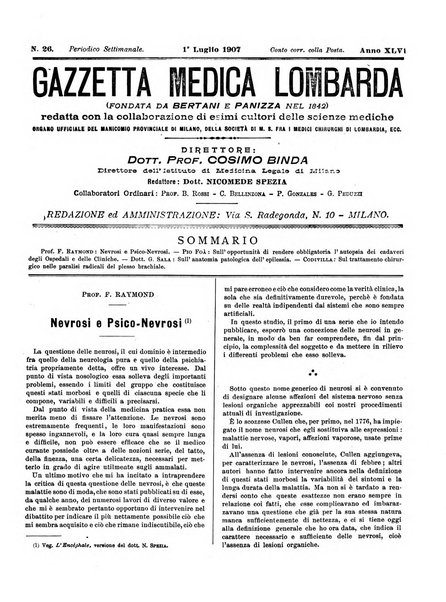 Gazzetta medica lombarda