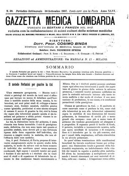 Gazzetta medica lombarda