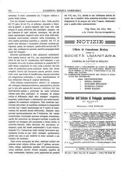 Gazzetta medica lombarda