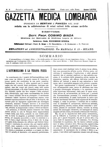 Gazzetta medica lombarda