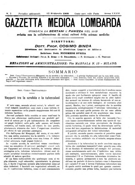 Gazzetta medica lombarda