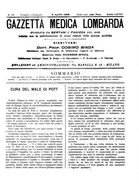 Gazzetta medica lombarda