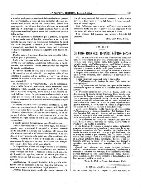 Gazzetta medica lombarda