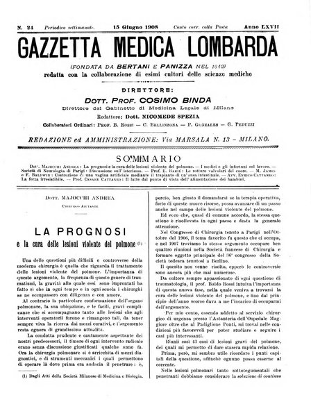 Gazzetta medica lombarda