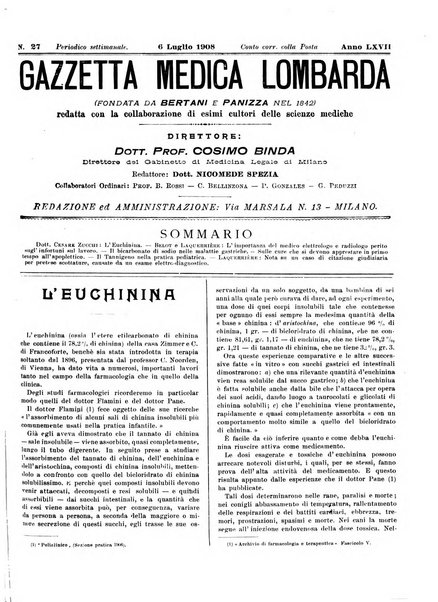 Gazzetta medica lombarda