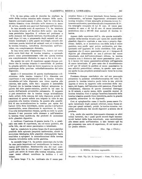 Gazzetta medica lombarda