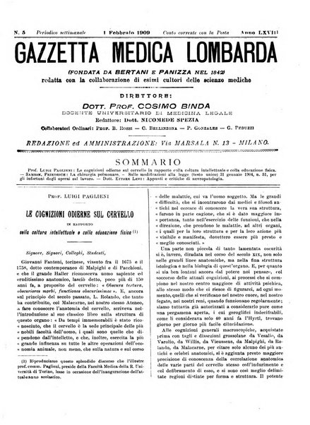 Gazzetta medica lombarda