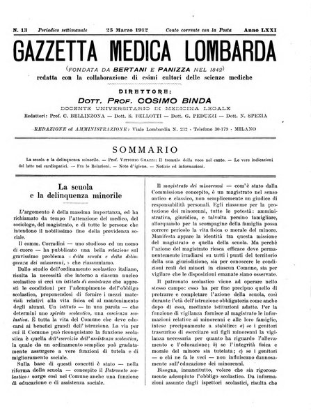 Gazzetta medica lombarda