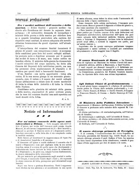 Gazzetta medica lombarda