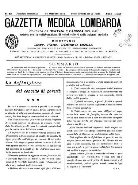 Gazzetta medica lombarda