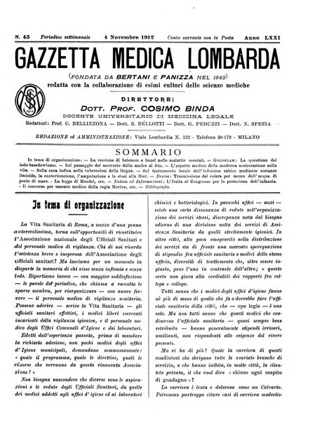 Gazzetta medica lombarda