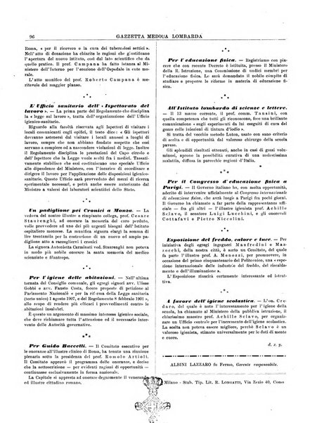 Gazzetta medica lombarda