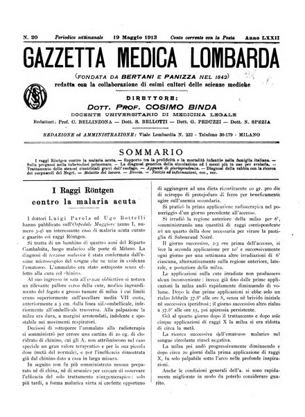 Gazzetta medica lombarda