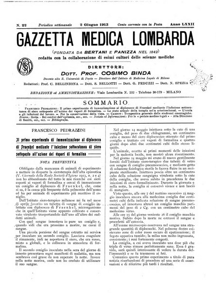 Gazzetta medica lombarda