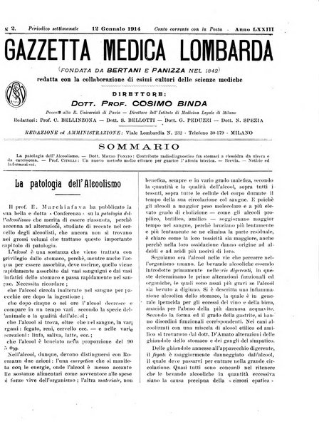 Gazzetta medica lombarda