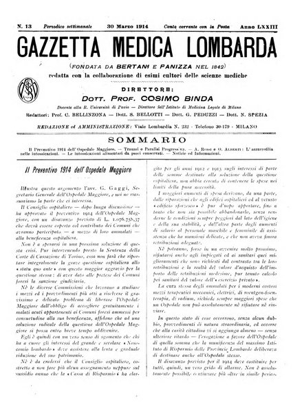 Gazzetta medica lombarda